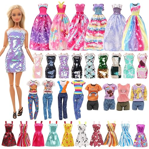 Immagine del prodotto Miunana 12 Pezzi per 11.5 pollci 28-30 CM Bambola: 3 Abiti+ 5 Vestiti alla Moda + 4 Mini Vestiti (Slezionati A Caso)