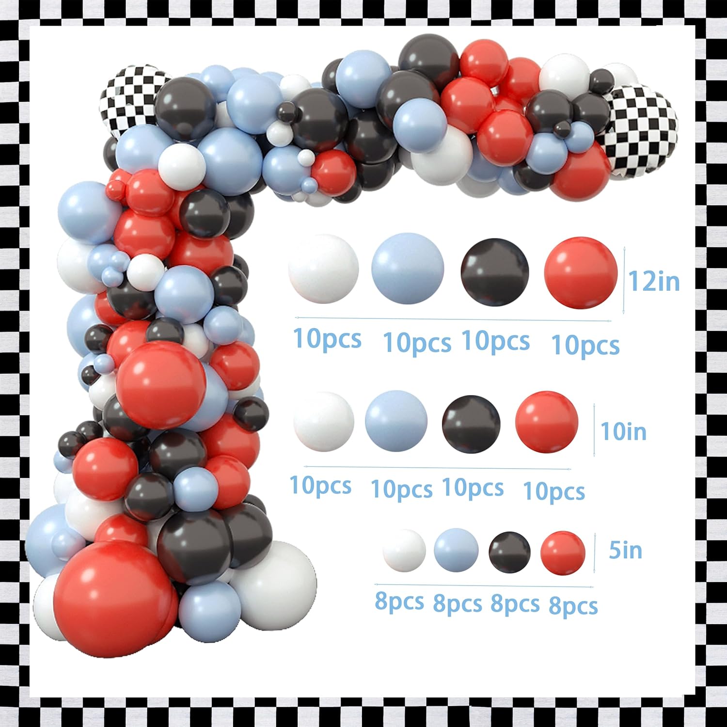 Fast One Birthday Decorations For Boys 1st Race Car Theme Party Decor Supplies for Baby Party Supplies include Photo Banner Highchair Banner Crown Balloon Boxes Backdrop Tableware Set - Image 7