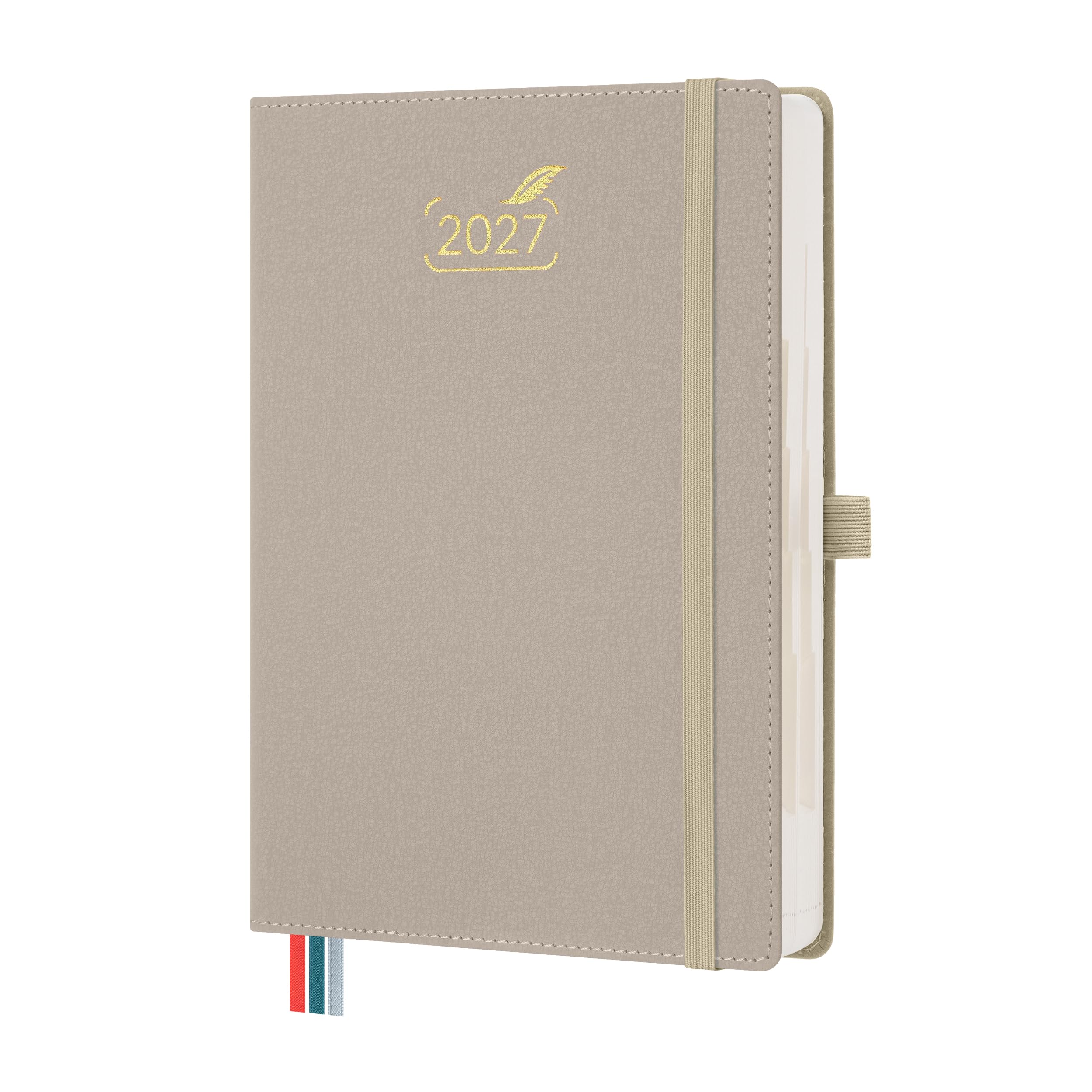 BEZEND 2027 Diary A5 Page A Day even Weekends with Dual Schedule Hardback