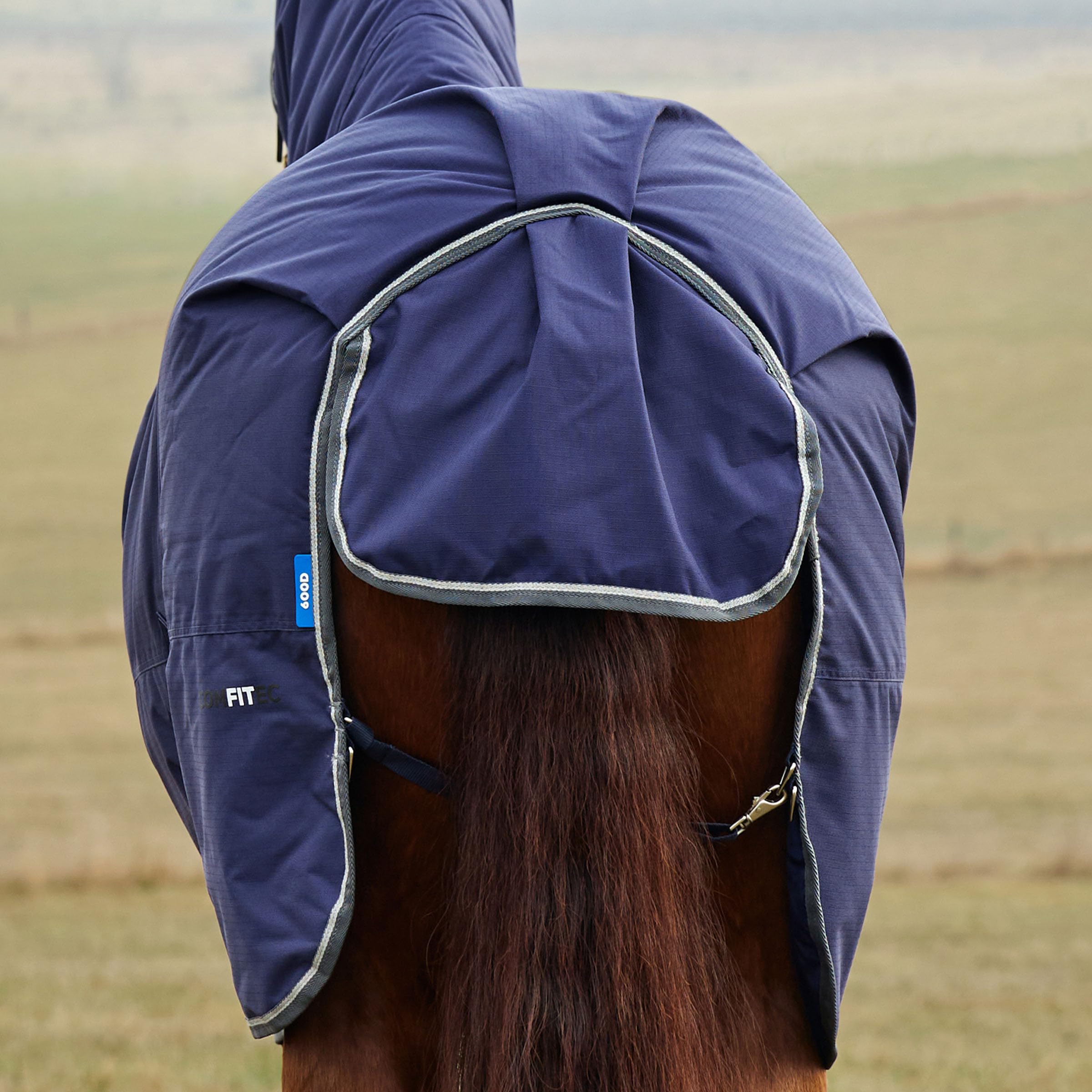 WeatherBeeta ComFiTec Turnout Combo Neck 50G, granatowy/grafitowy, 6'6