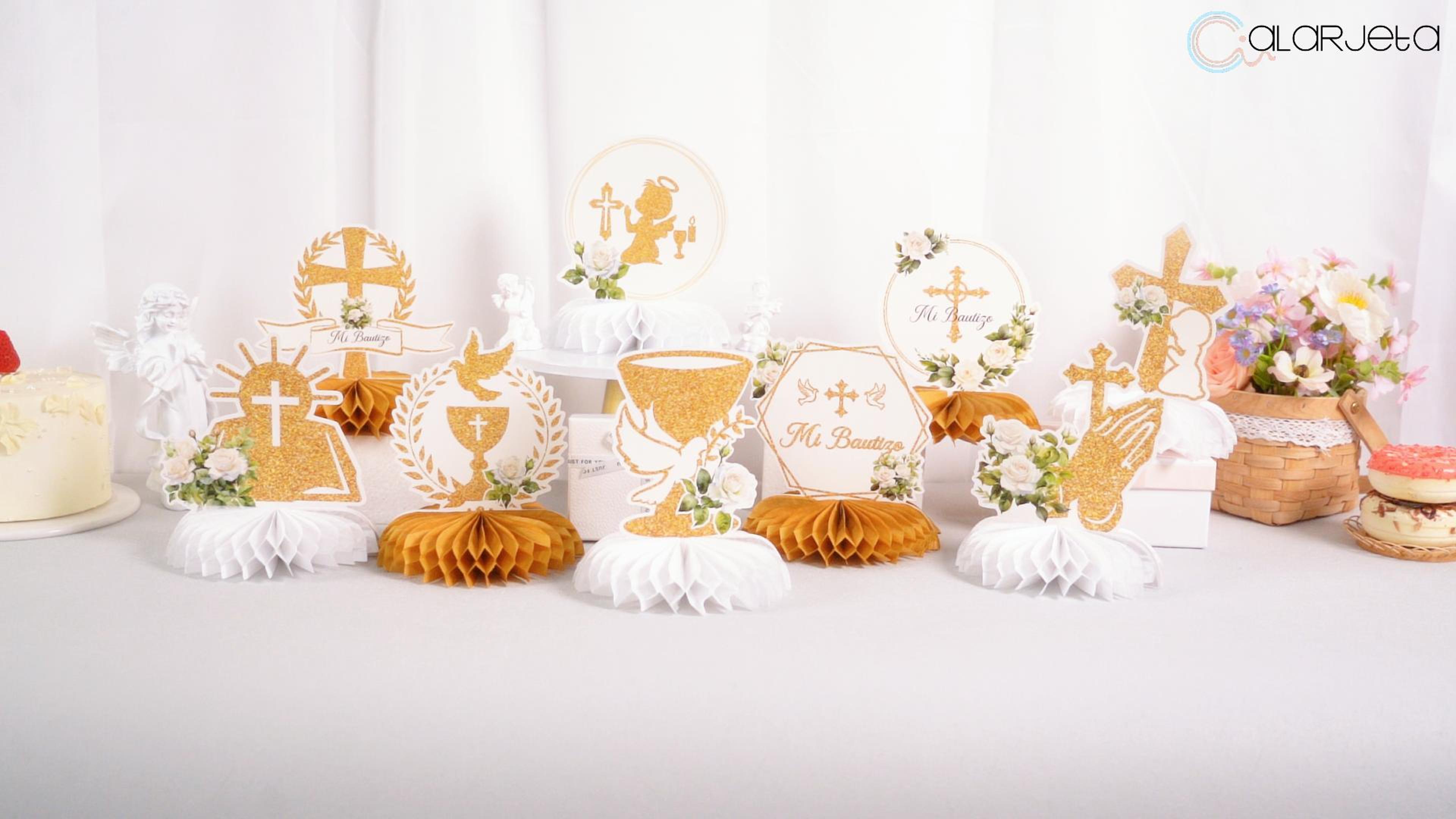 Decoraciones De Mesa Para Bautizo