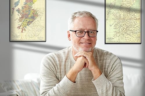 Miniatura 3 de Regalos escoceses - Mapa del clan de Escocia 1587-1594 - Locations Landowner Highland publicado en 1899 - Póster de historia - Decoración de arte de
