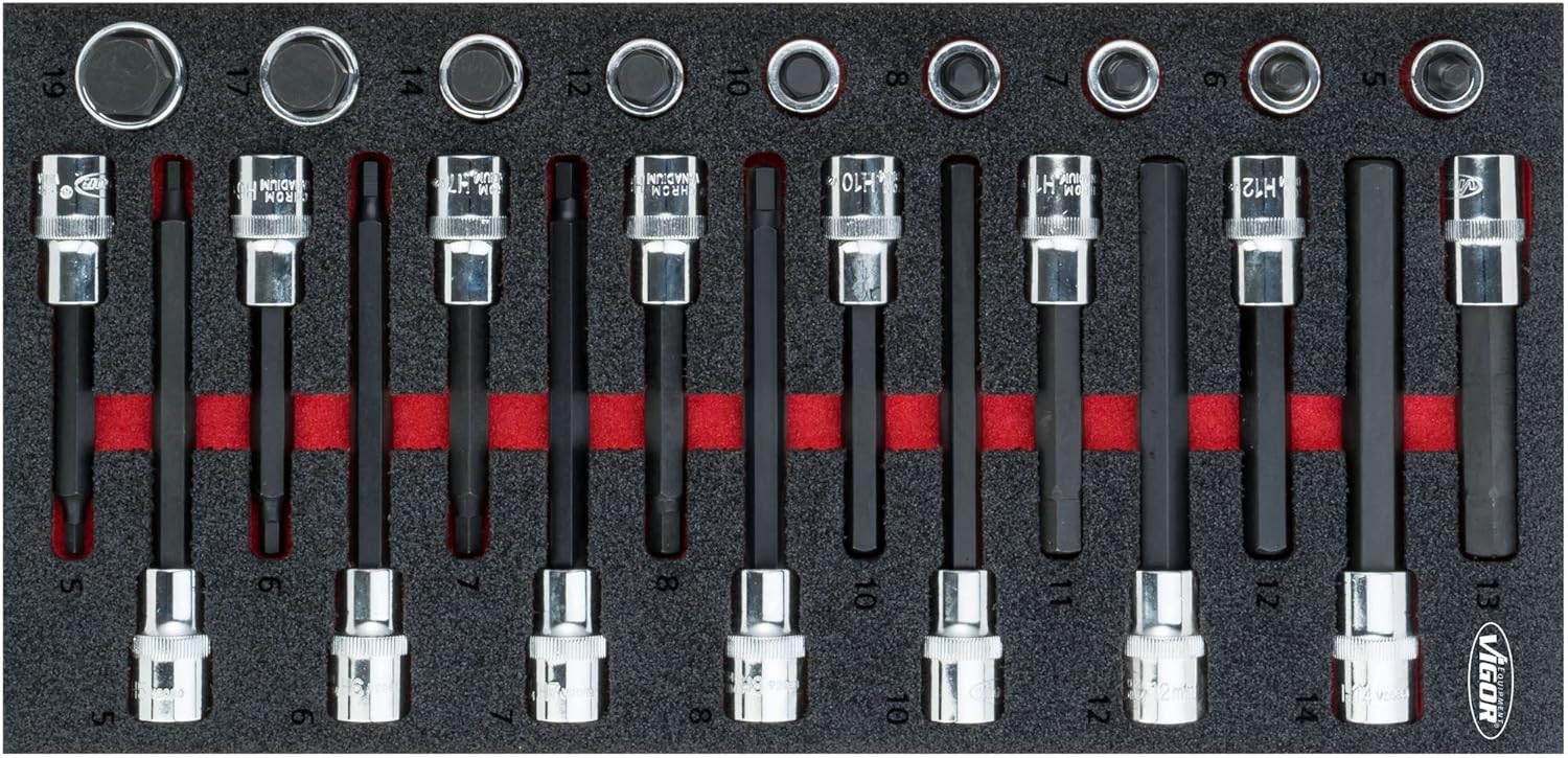 Vigor Vigor_V5097 Screwdriver Socket Assortment