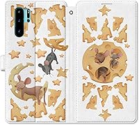 Vista 12 de Funda de repuesto para Huawei P30 Pro P30 Mate 30 Pro Mate 30 Mate 20 Pro Mate 20 Magnético Fast Food Art Salsa Folio Popcorn PU Cuero Tarjetero