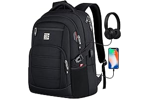 Bagsure Laptop Backpack with USB Charging Port for School
