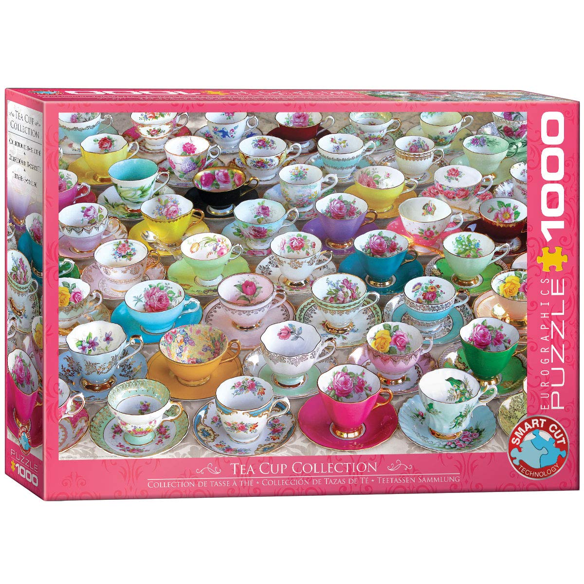EuroGraphicsPuzzle 1000 Pc - Tea Cups