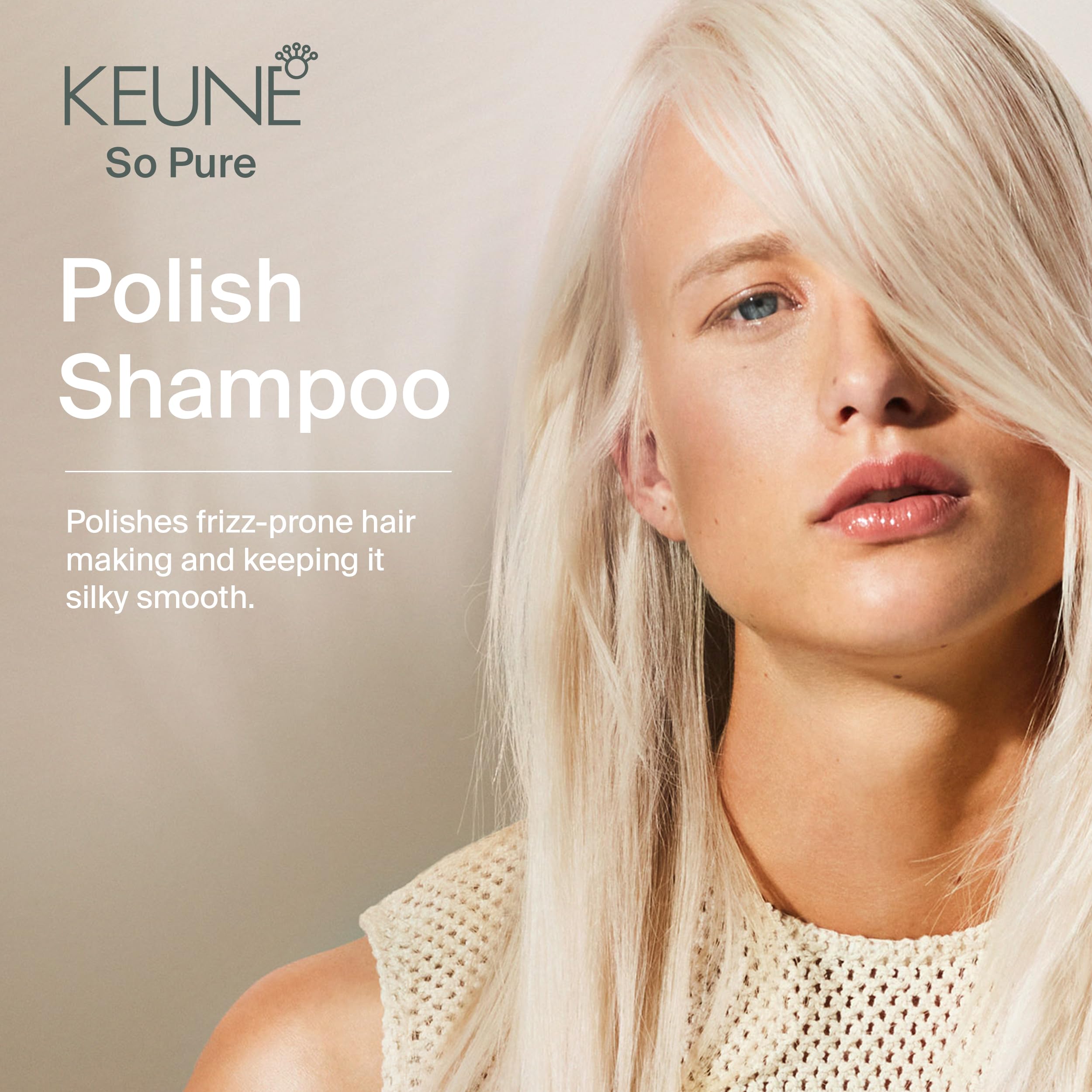 KEUNE So Pure Restore Shampoo, Hydrating and Gentle Cleansing Formula, Travel Size, 50ml