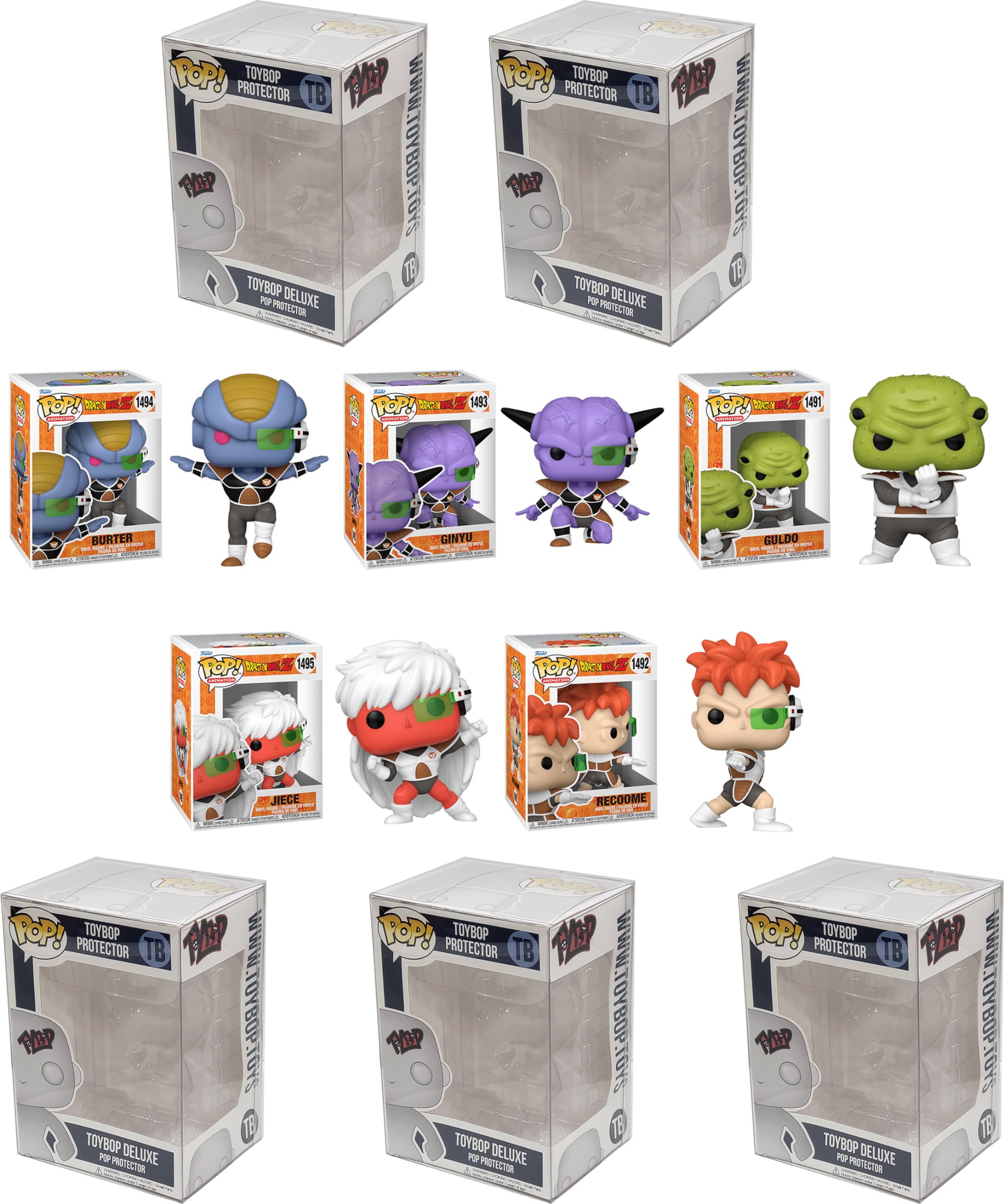 Amazon.com: Funko Pop Ginyu Force + Protector: Dragon Ball Z