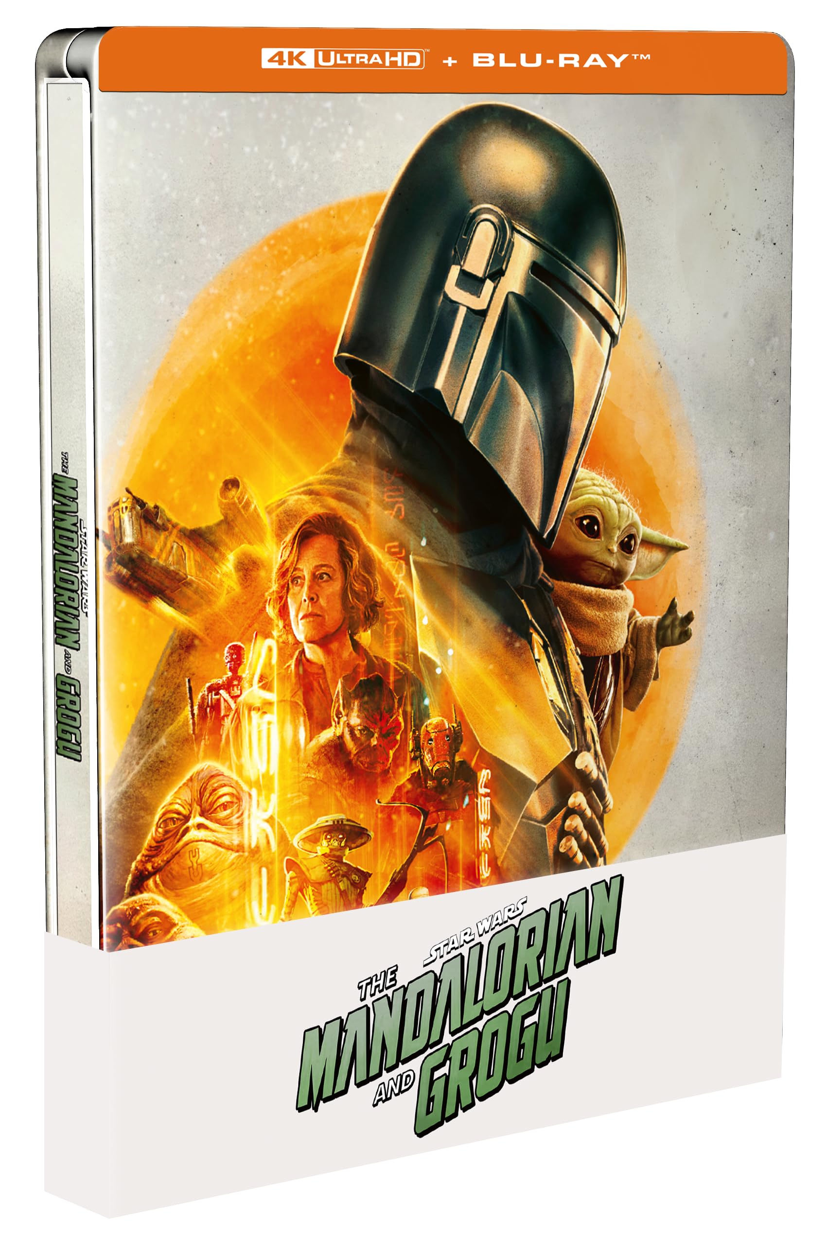 STAR WARS : THE MANDALORIAN AND GROGU - COMBO UHD 4K + BD - STEELBOOK