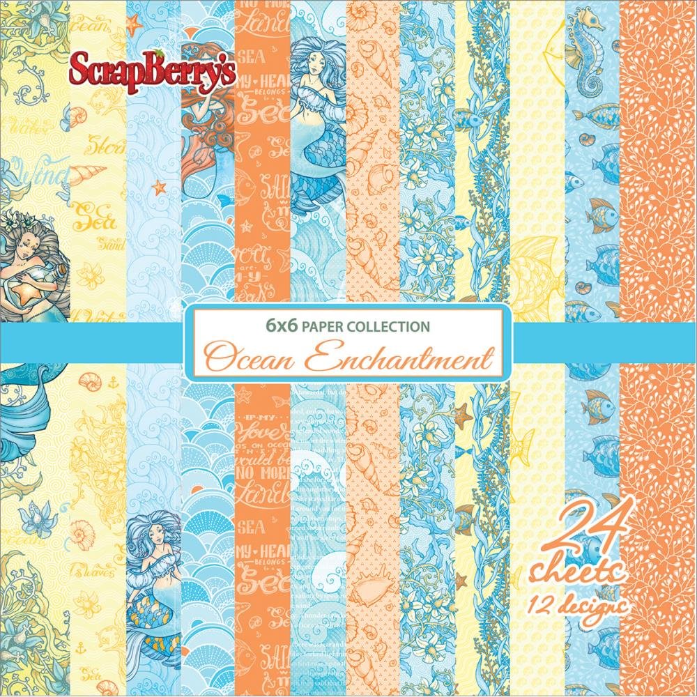 ScrapBerry'sOcean Enchantment 6" x 6" Paper Pad (SSCB220610109x)
