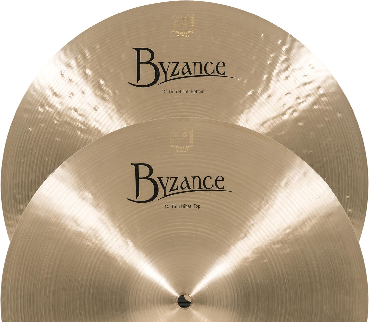 Meinl Cymbals B14TH Byzance 14-Inch Traditional Thin Hi-Hat Cymbal Pair (VIDEO)