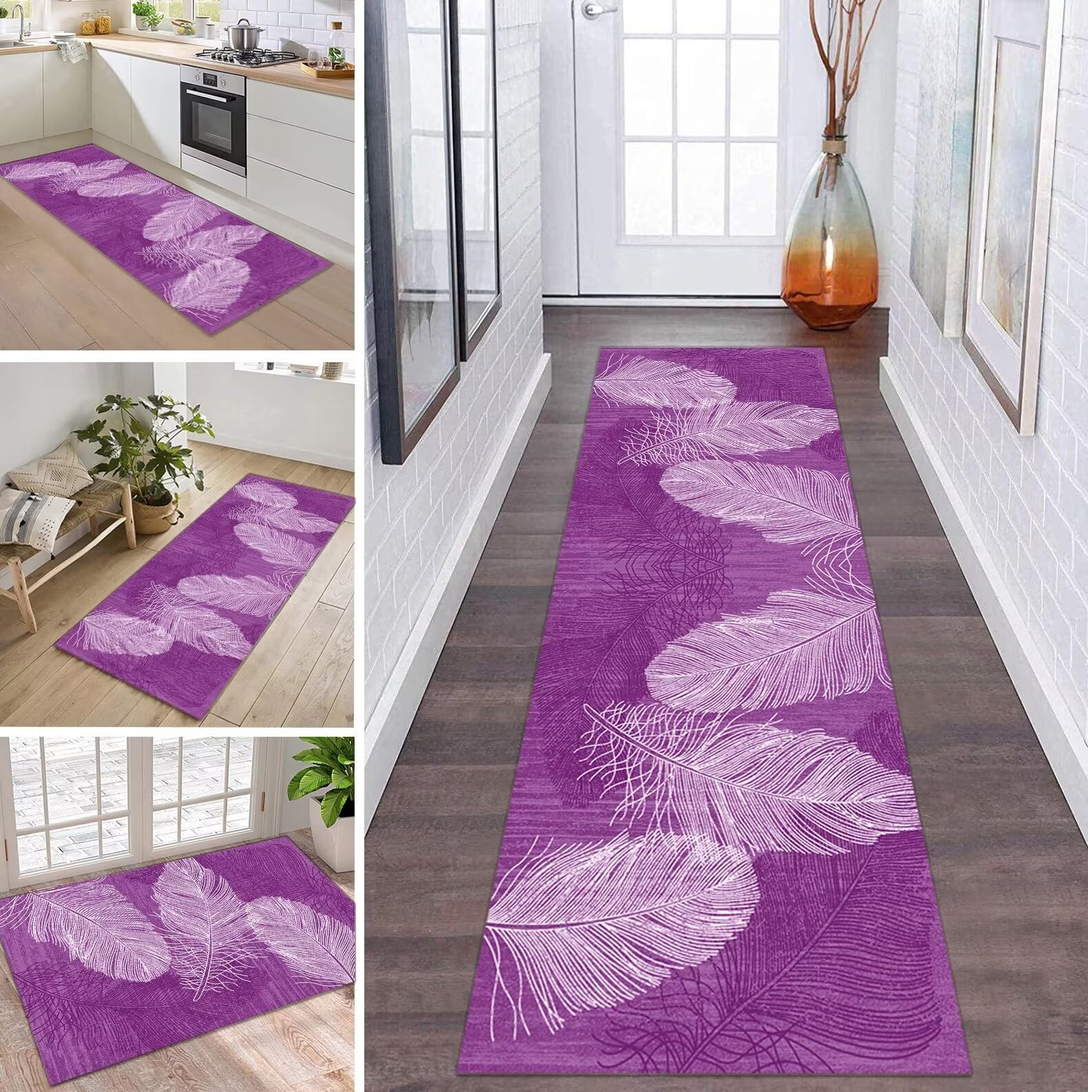 Tapis de couloir lavable et ajustable pour sécuriser les sols glissants
