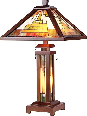 CHLOE Lighting Gawain Double Lit Table Lamp, Multicolor, One Size