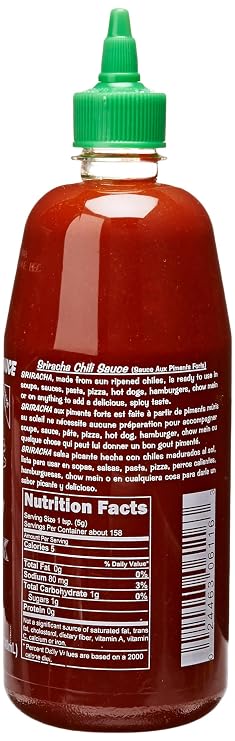 Huy Fong, Sriracha Hot Chili Sauce, 28-Ounce Bottles (Pack of 3)