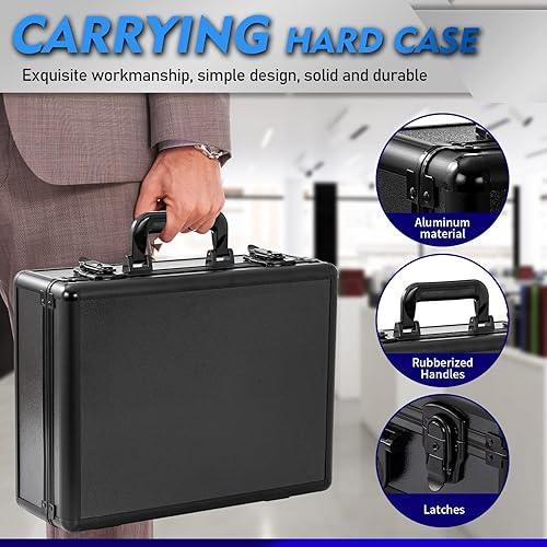 Miniatura 3 de Funda rígida con espuma de 14 x 10 x 5.5 pulgadas, funda para cámara con espuma de ajuste personalizado, apto para uso de drones, cámara