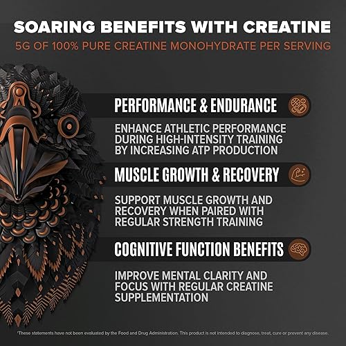 Miniatura 4 de Birdman Falcon Performance - Proteína vegana en polvo, 1.09 oz de proteína, 0.18 onzas de creatina, 0.18 onzas de BCAA, probióticos, electrolitos,