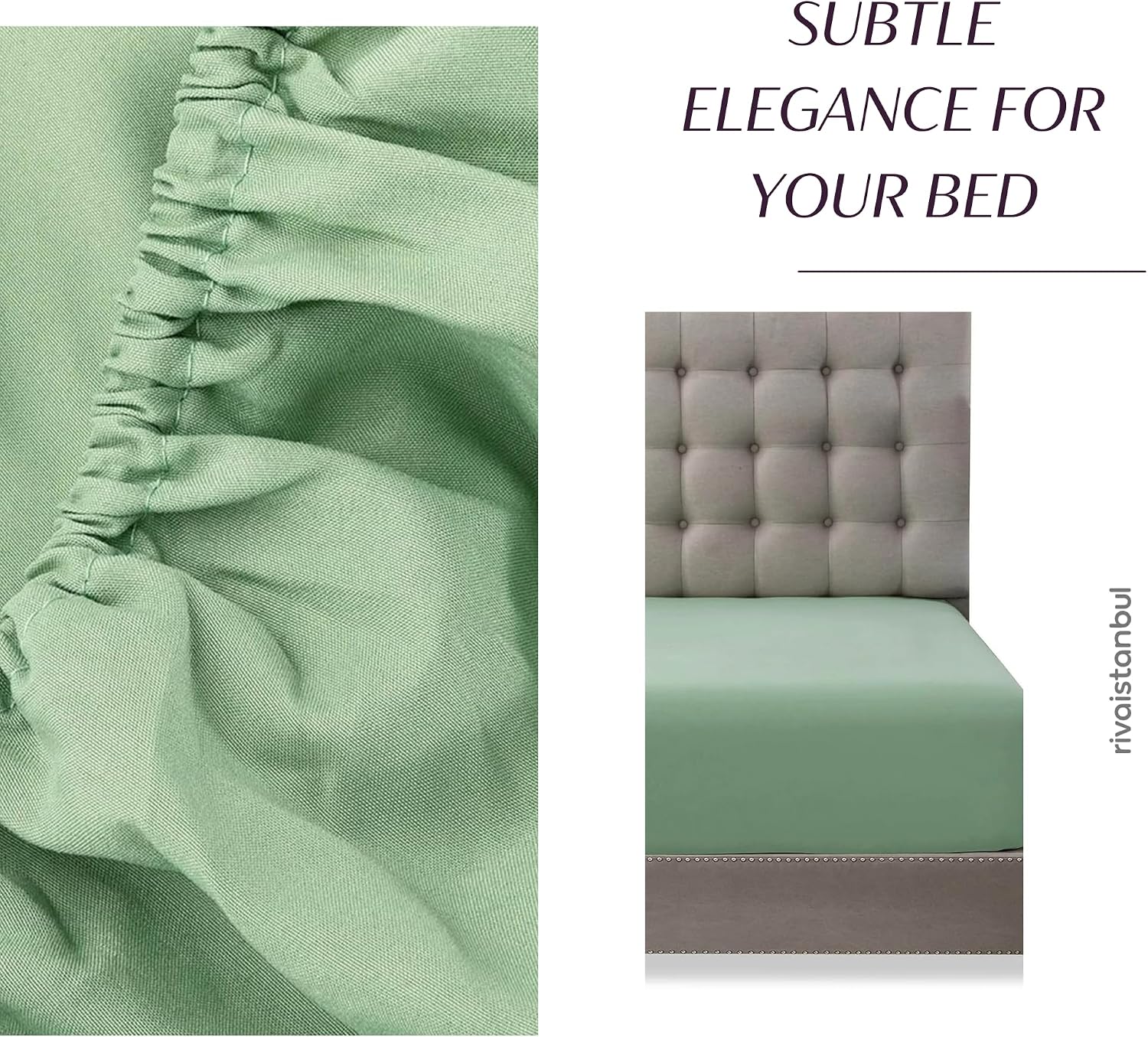 Cotton Fitted Sheet for Double, Queen & King Beds | Soft Breathable Mattress Sheet with Elastic Fit | Comfortable Bedding Essential for Adults, Couples & Family Homes