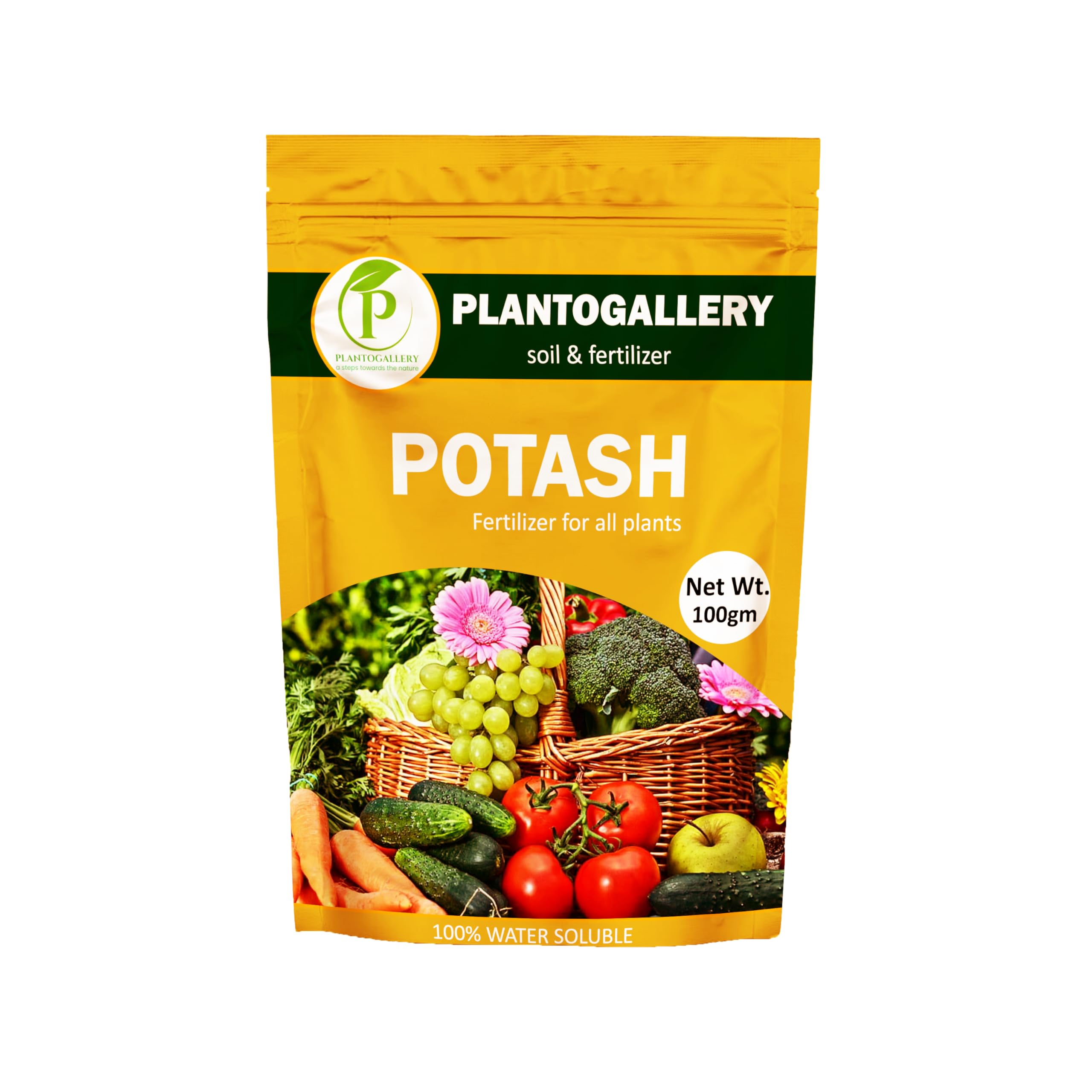 Plantogallery™ Potash. Organic Fertilizer 100% Water Soluble Use for All Plants Indoor & Outdoor Pack of 100gm (B085TNNBGT) Amazon Price History, Amazon Price Tracker