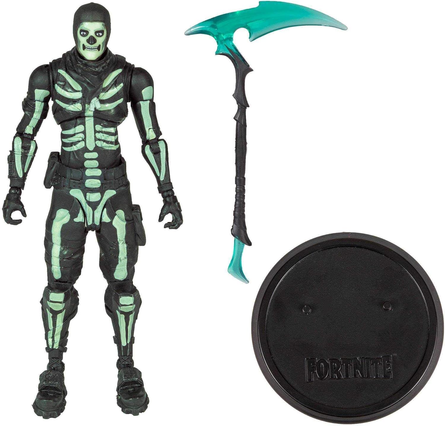 Fortnite Green Glow Skull Trooper McFarlane Toys