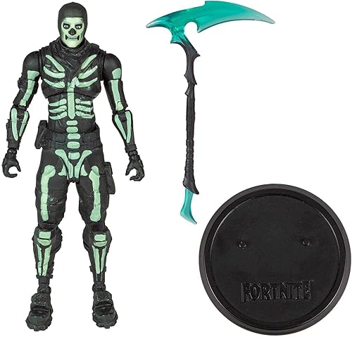 Vista 5 de Fortnite Green Glow Skull Trooper McFarlane Toys
