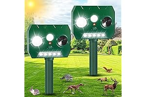 2 Pack Ultrasonic Cat Deterrent: Protect Your Garden from Curious Cats