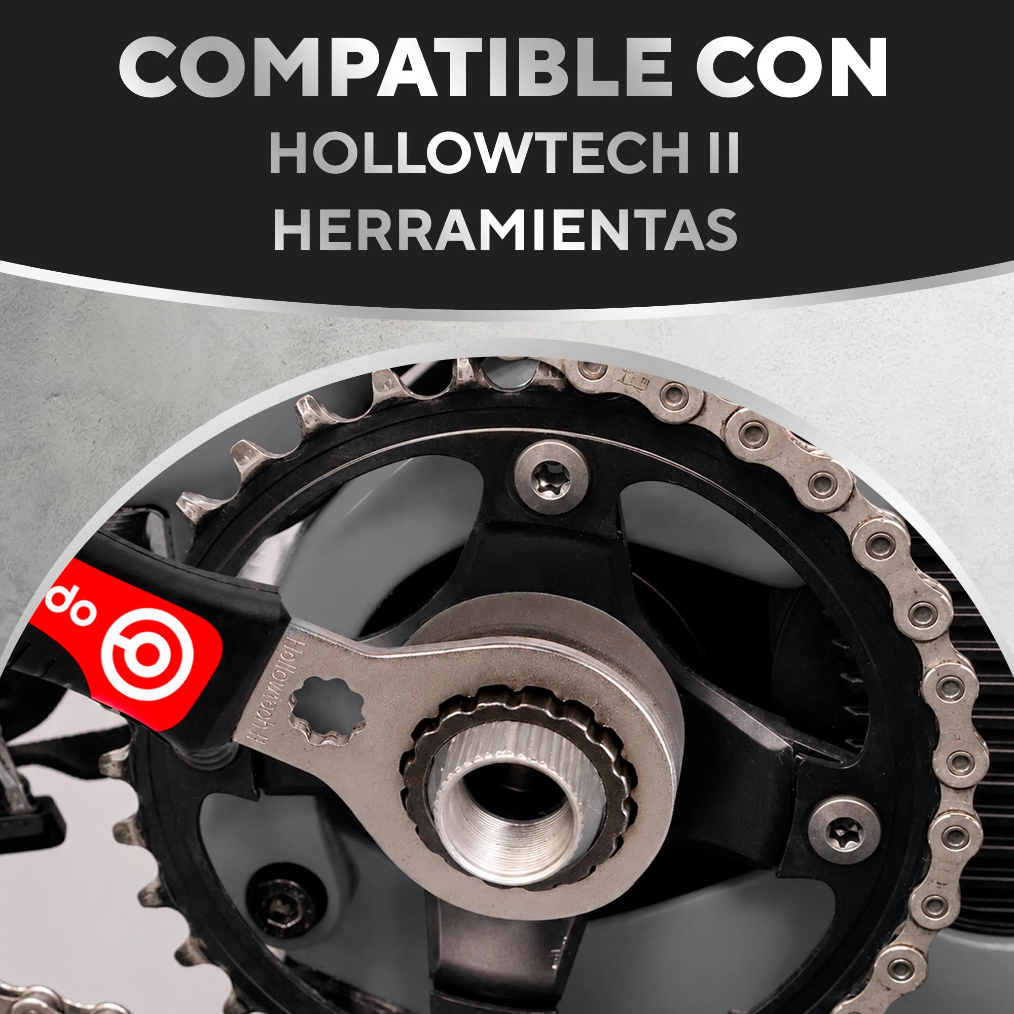 Llave Lockring para Shimano E-Bike – Lockring Tool 16-Dientes Compatible con E8000, E6100, E7000 y E9000 | Herramienta para Anillo de Bloqueo Plato para Sistemas de Transmisión E-Bike