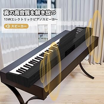 IKTMI 電子ピアノ 88鍵盤 木製 ピアノ Digital Piano 練習 Amazon | IKTMI 電子ピアノ 88鍵盤 ペダル付き 木製 電子 ピアノ