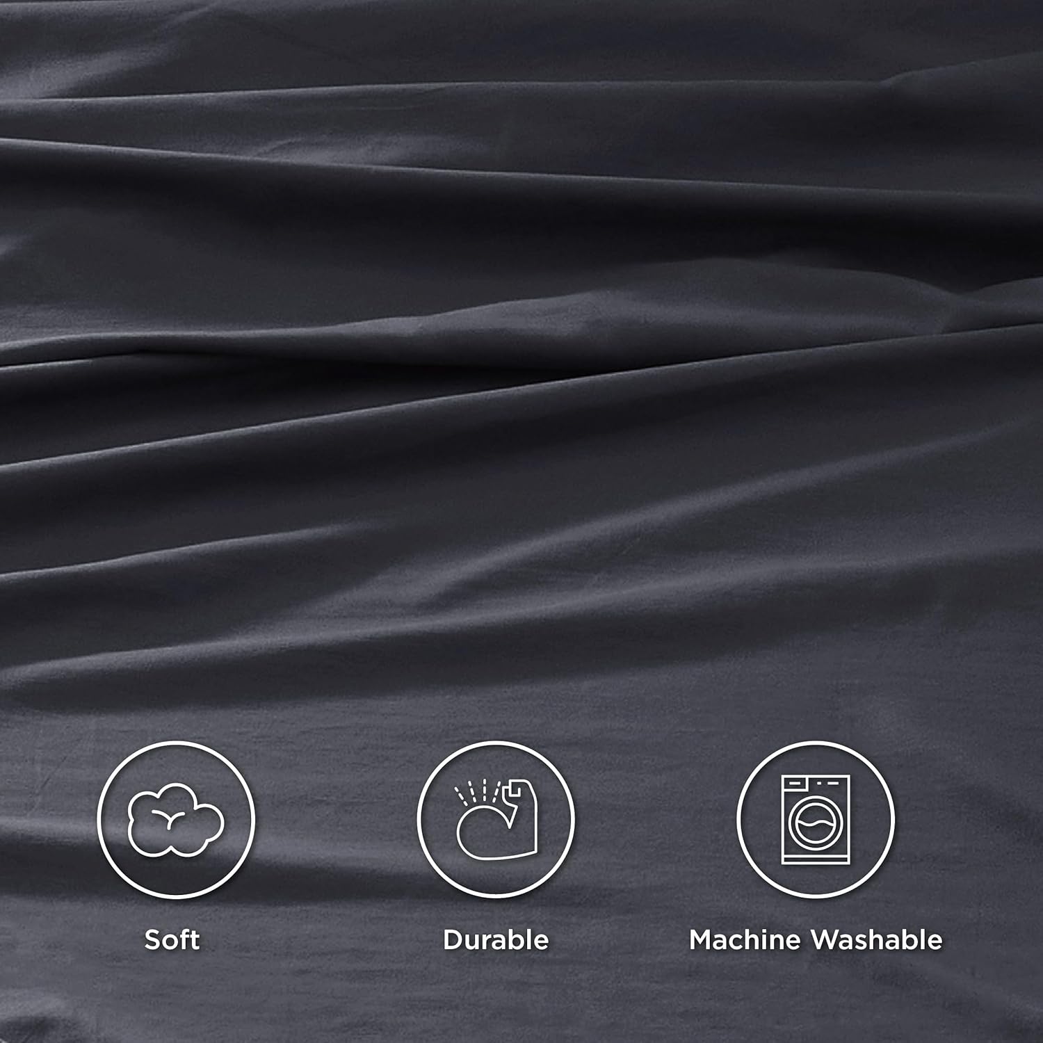 Bedsure 100% Cotton Blankets Twin XL Size for Bed Bundle Twin XL Sheets Dorm Bedding Grey