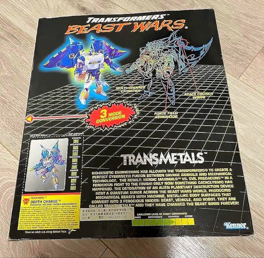 メタルスデプスチャージ ビーストウォーズ メタルス トランスフォーマー トランスフォーマービーストウォーズメタルス メタルスデプス