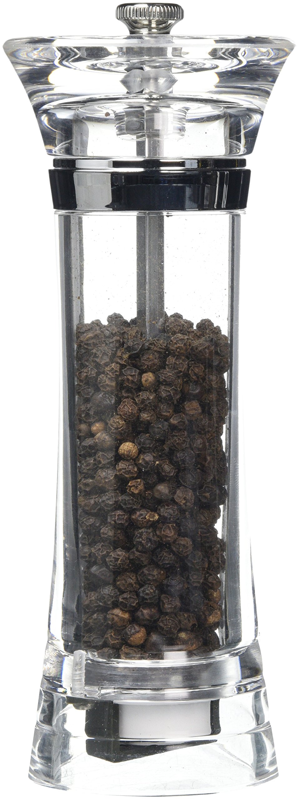 T&G Classic Toronto Clear Acrylic Pepper Mill, 17 cm