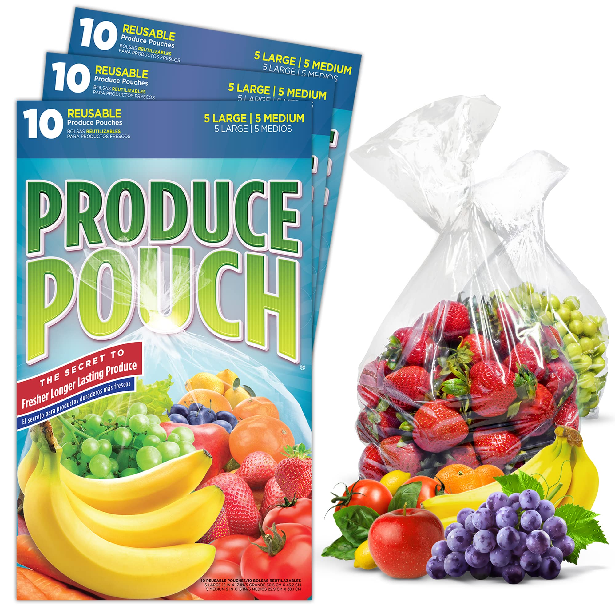 earthwise reusable mesh produce bolsas washable set of 9 premium bolsas