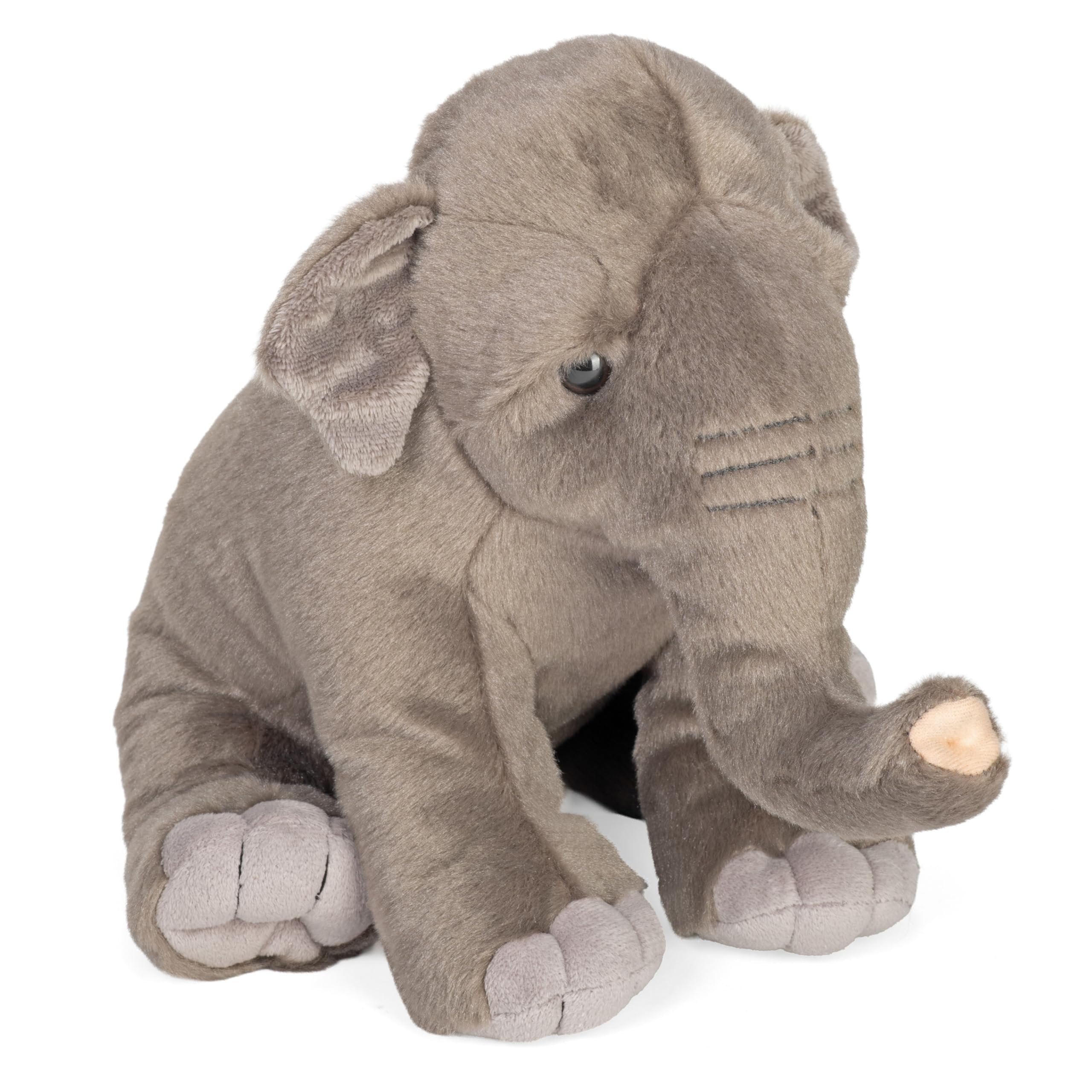 Wild Republic Asian Elephant Plush Soft Toy, Cuddlekins Cuddly Toys, Gifts for Kids 30 cm