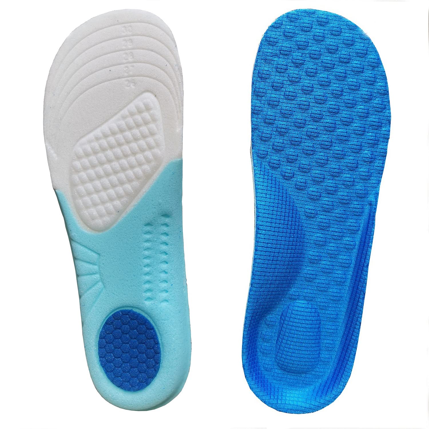 Kids Memory Foam Insoles for Arch Support and Comfort Children's Replacement Insoles Inserts (S Toddler 9-12.5)