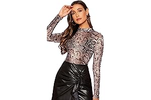 Snake Print Bodysuit: Embrace Bold Style