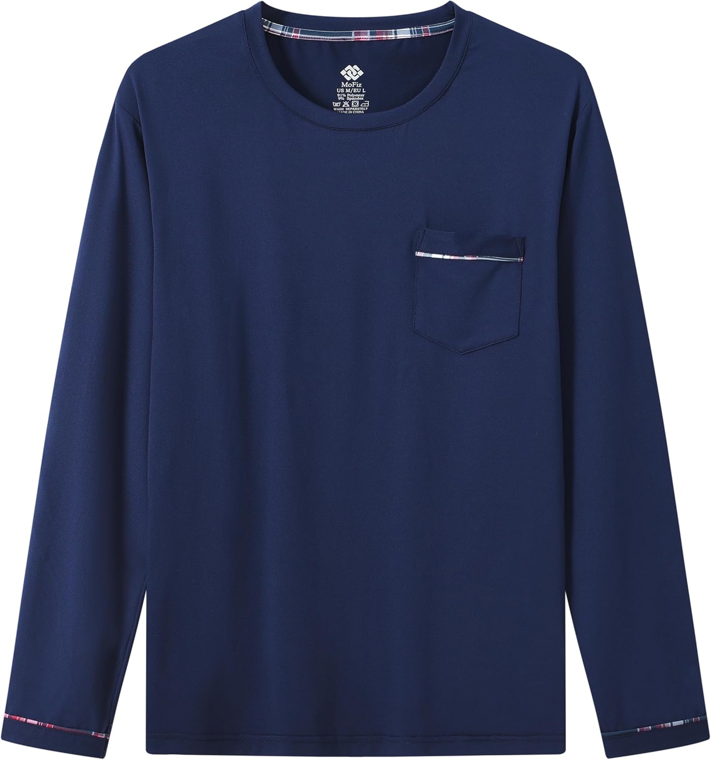 MoFiz Men's Pajamas Set Long Sleeve Sleepwear Soft Christmas Pajamas 2 Piece Loungewear Warm Pjs Sets for Winter Holiday - Image 8