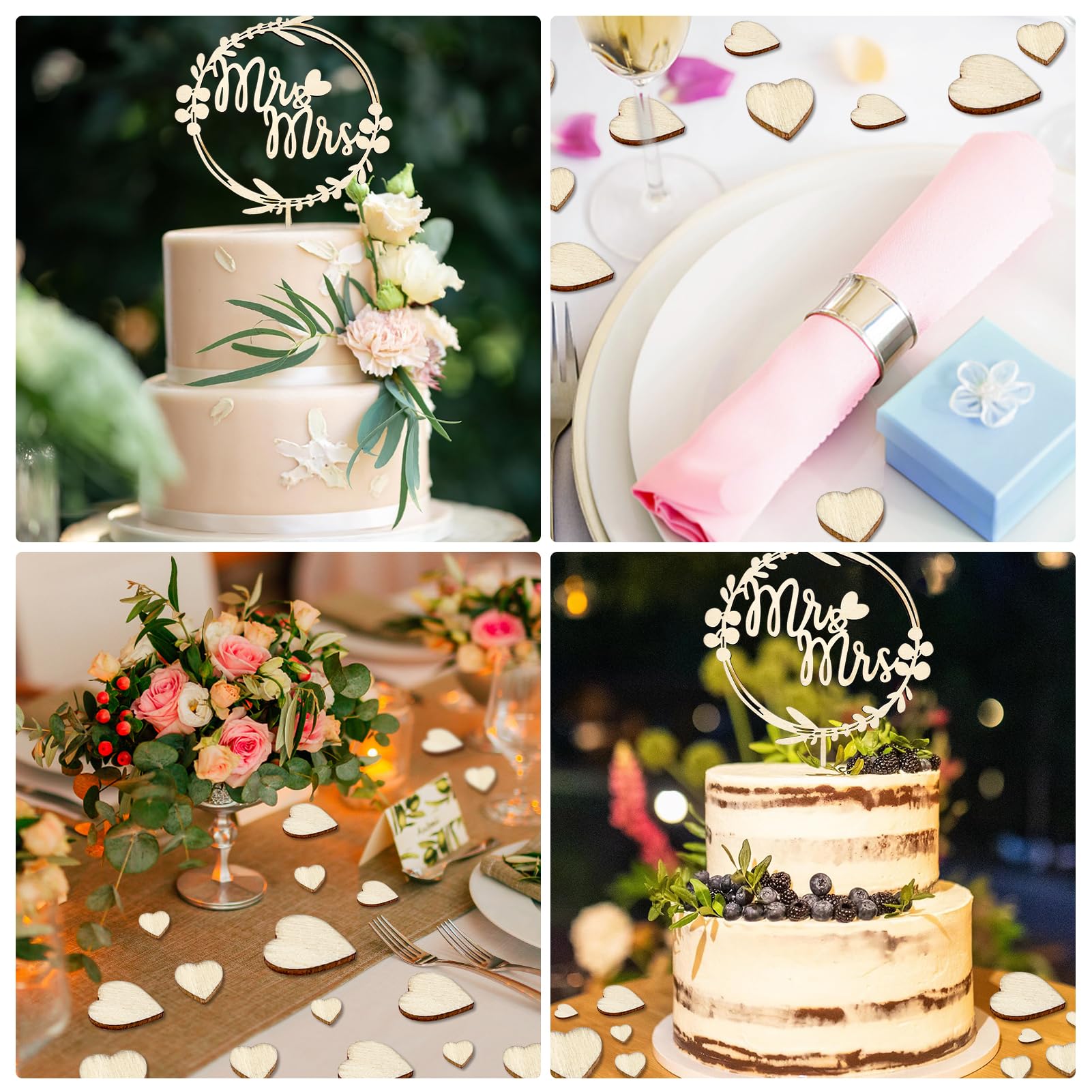 Mr & Mrs - Decorazione Per Torte Di Matrimonio, 10 Pezzi, Decorazione Per Torte Di Matrimonio, Torta Nuziale, Decorazione Per Torte Nuziali