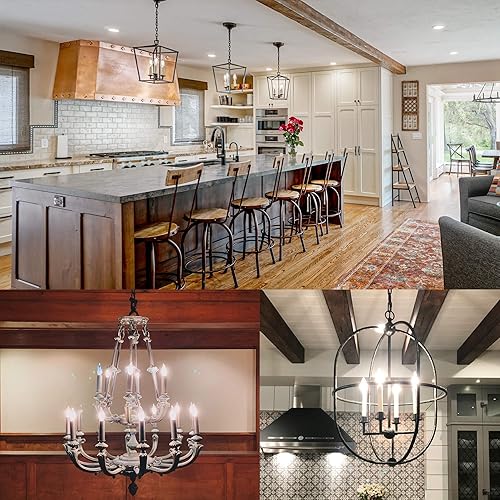 Miniatura 6 de Bombilla LED de candelabro de 25 W con punta doblada, 2 vatios, blanco cálido, 2700 K, base E12, filamento de lámpara de araña. Listado UL, cumple