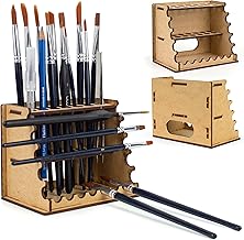 PROSCALE Brush Holder for Modeling Brushes Hobby Crafts Compatible Vallejo Army Painter Citadel Storage Solution Miniature Warhammer