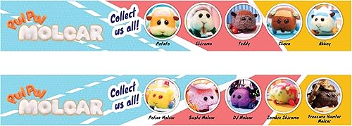 Miniatura 4 de MGA Entertainment Pui Pui Molcar - Figuras Fuzmols™ de 2.5 pulgadas, paquete de 2, flocado, embalaje ciego reutilizable, regalo de juguete para