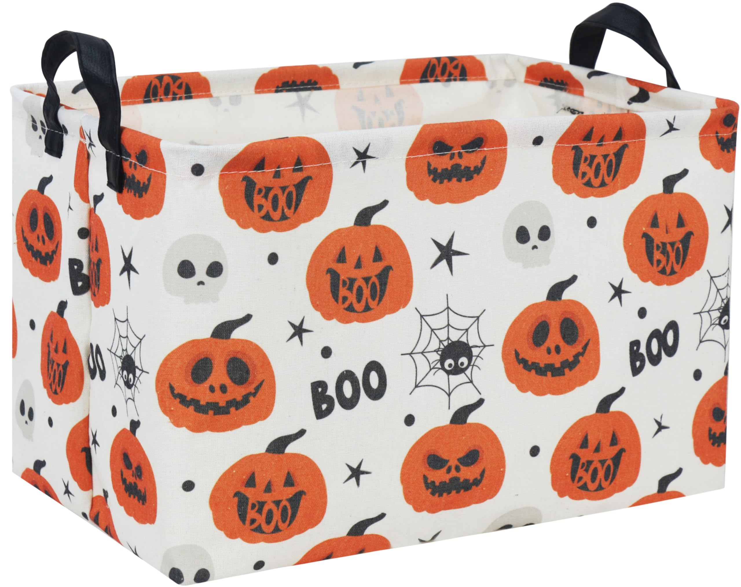 Rectangle Baskets Halloween Basket Spider Storage Bin for Room Decor Gift Basket(Spider Halloween)