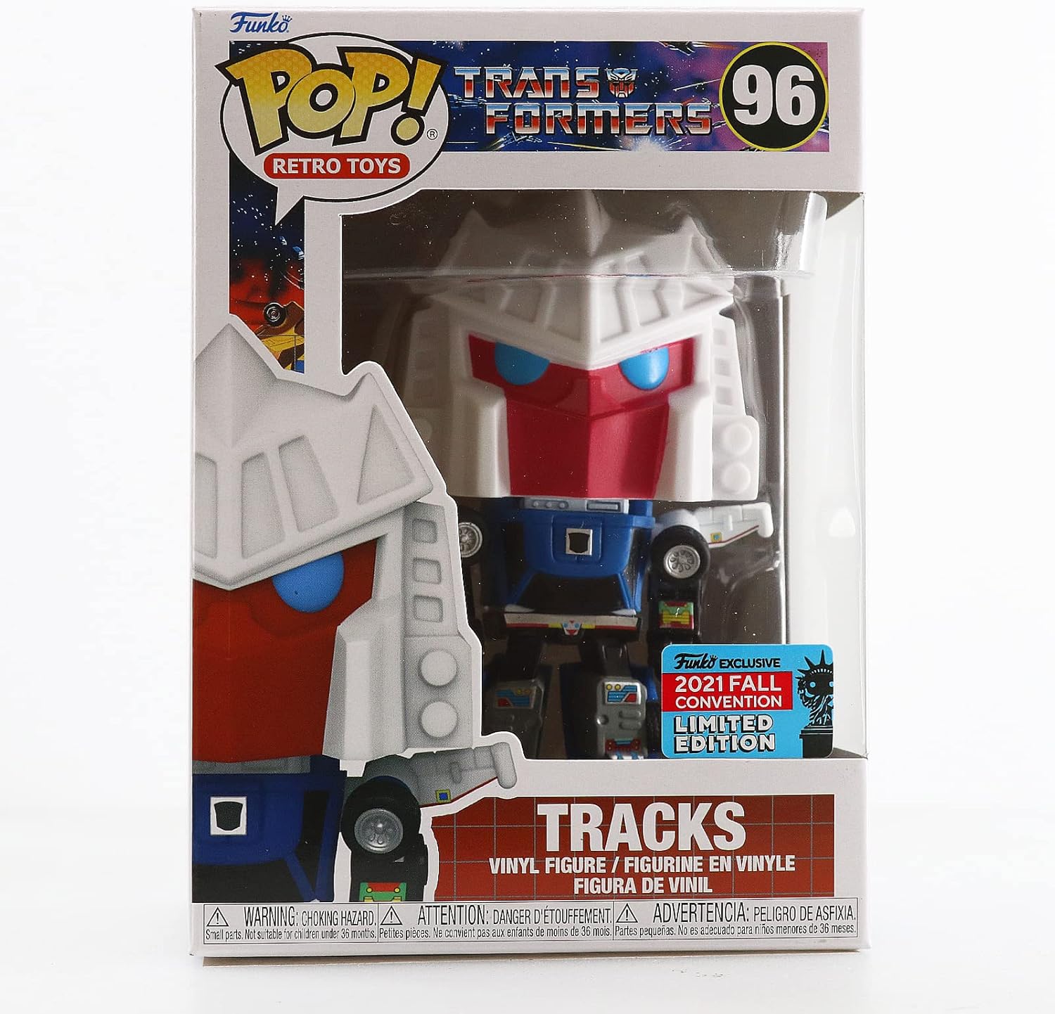 Funko Pop! Transformers Tracks Vinyl 2021 Fall Convention Figure