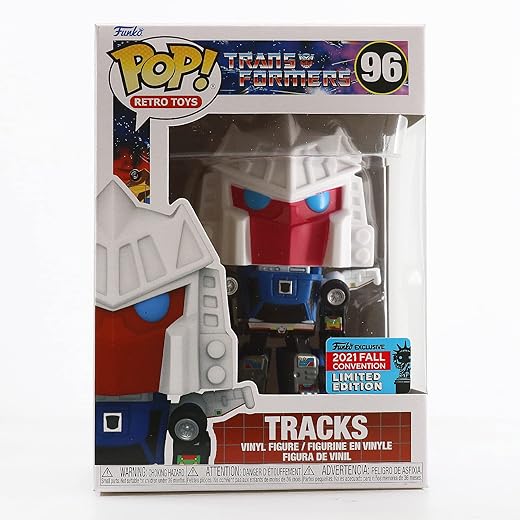 Funko Pop! Transformers Tracks Vinyl 2021 Fall Convention Figure