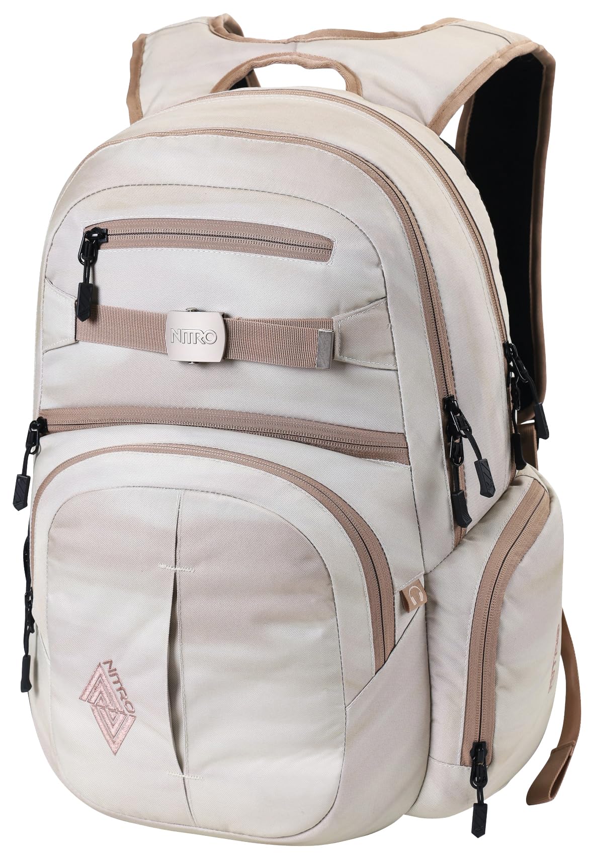 Nitro Snowboards Hero Unisex Adult Backpack (Pack of 1), Dune, 37L, Modern design