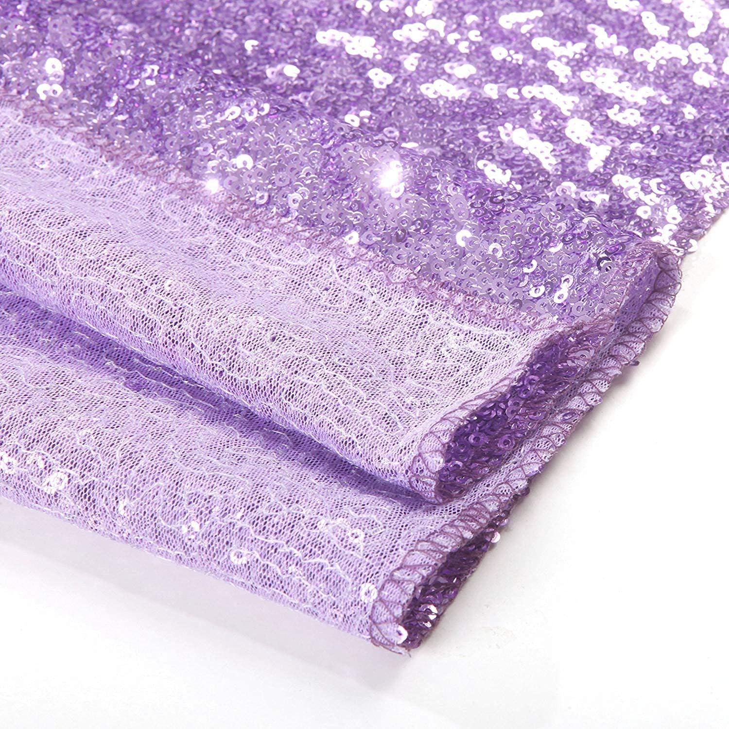 Table Runners 4 Pack 12x72 Inch Sequin Table Decorations for Party Lavender Wedding Decorations for Tables Holiday Table Decor