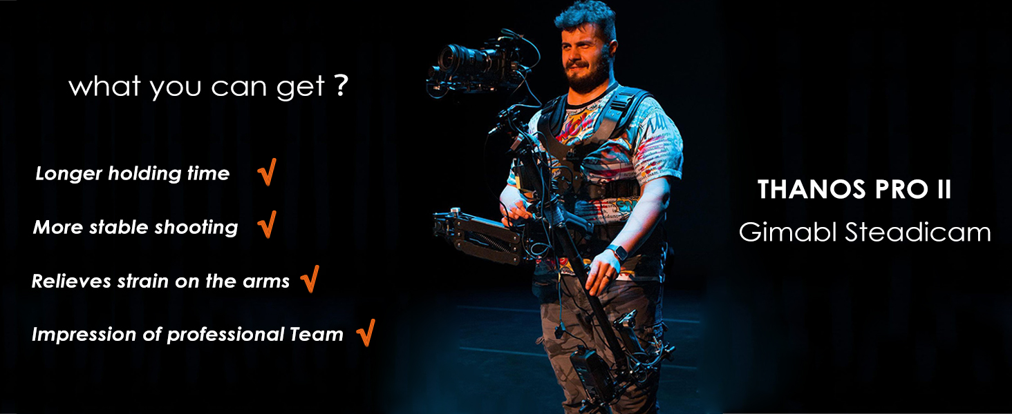 Amazon.com : DF DIGITALFOTO Thanos Pro II Support Vest Steadycam