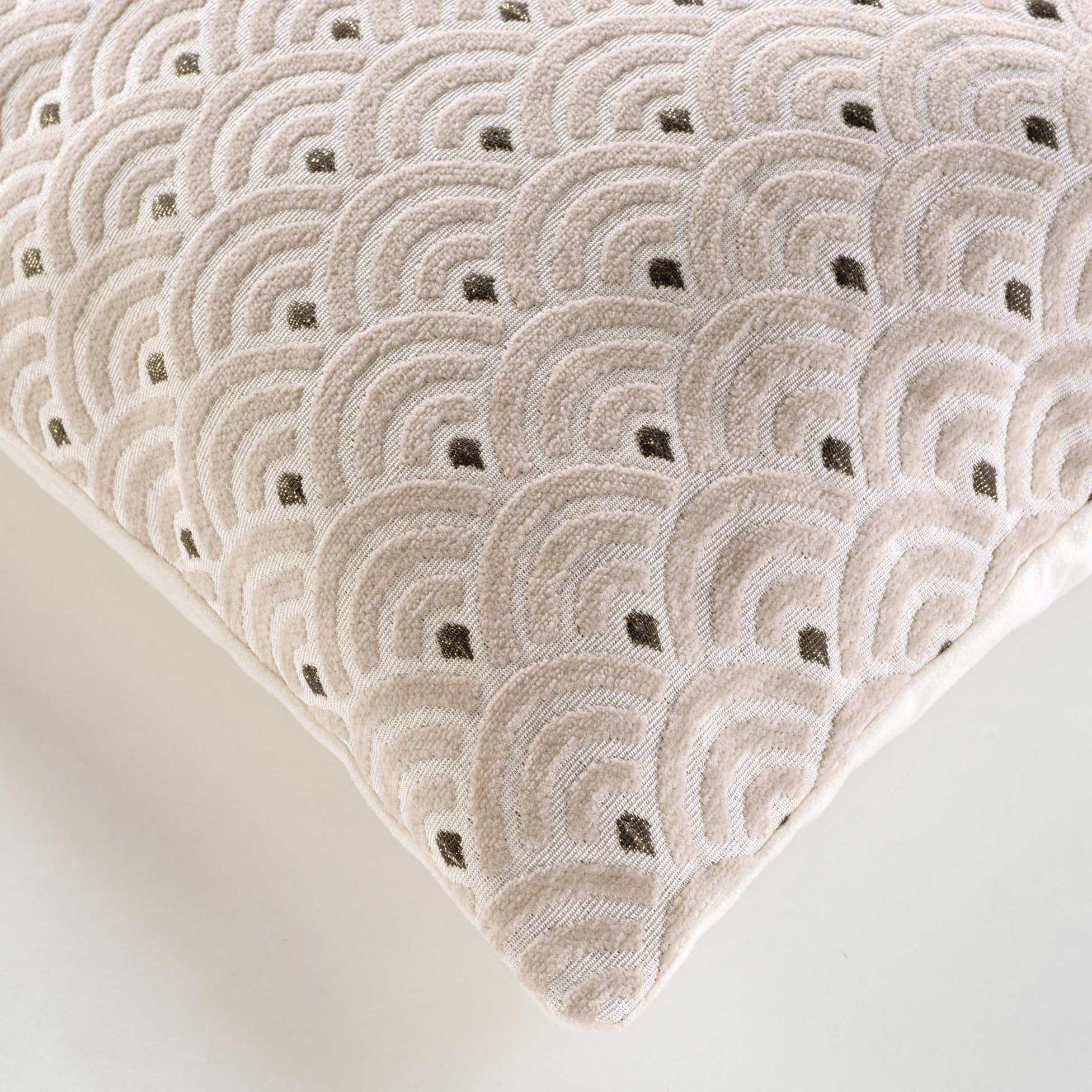 Coussin DOUCEUR D'INTERIEUR Coussin Déhoussable En Tissu Effet Jacquard