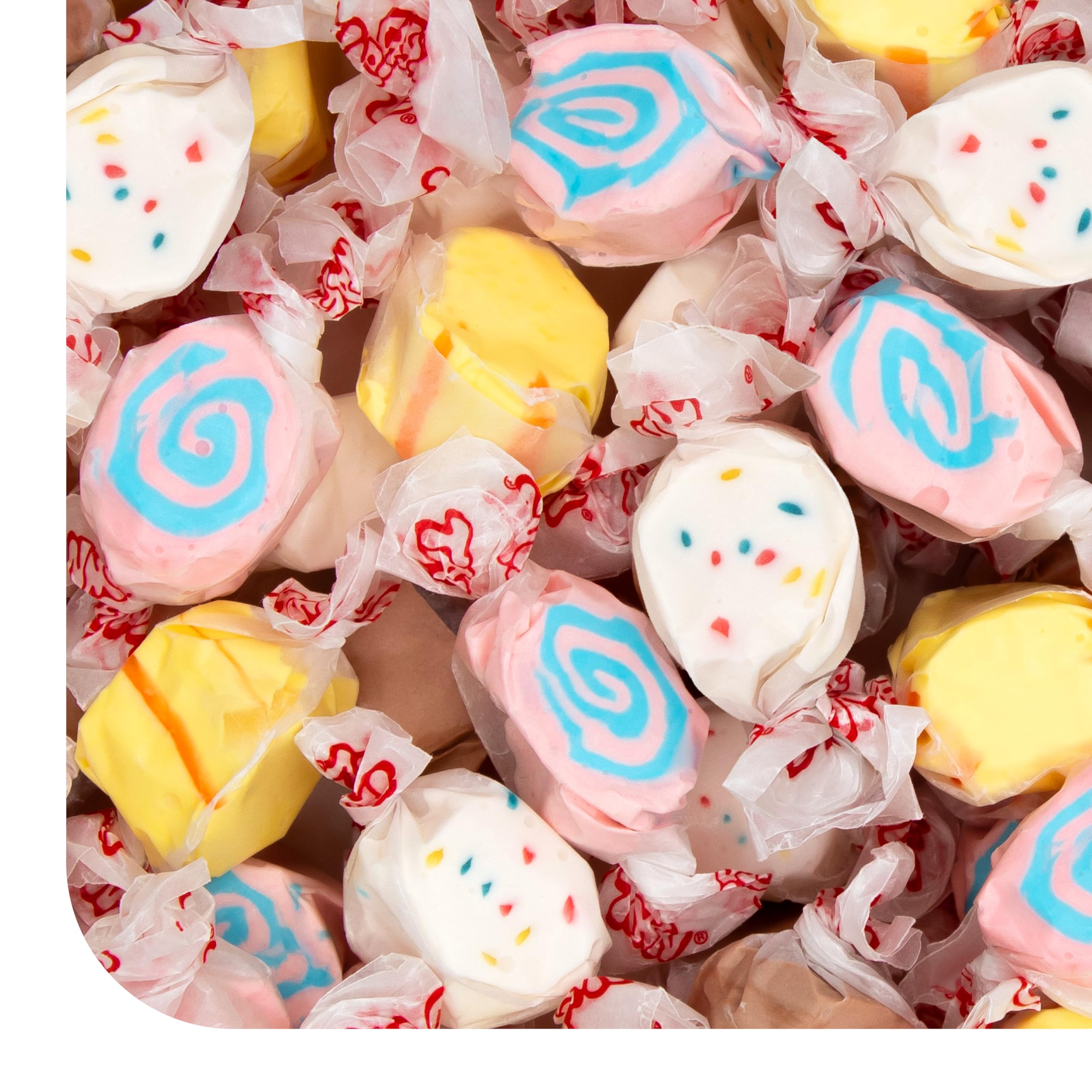 Salt Water Taffy - 1 Pound Bag - Saltwater Taffy - Salt Water Taffy Candy Individually Wrapped - Chewy Candy - Assorted Flavors - Old Fashioned Taffies