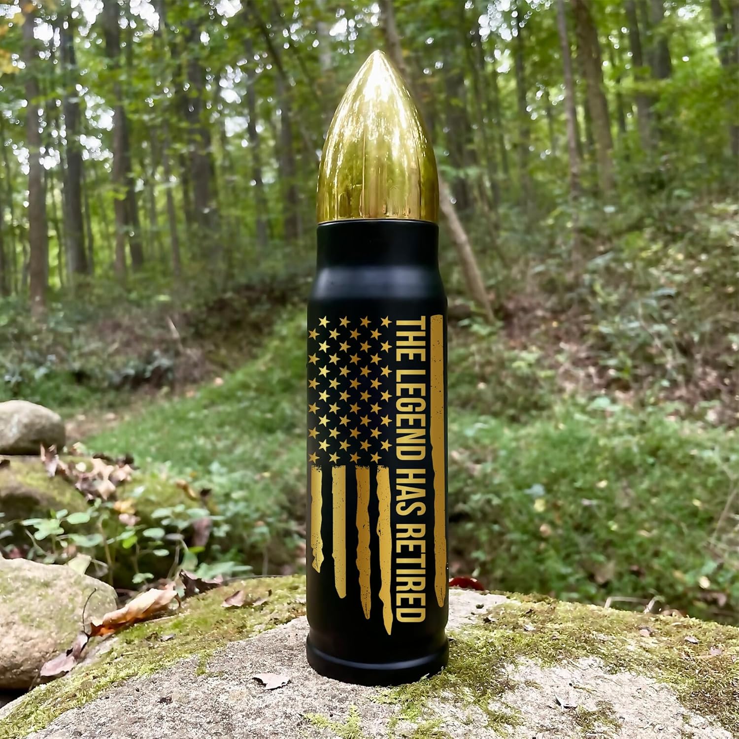 Retirement Gifts for Men, Christmas, Birthday Gift Ideas, The Legend Has Retired Tumbler, 17oz Insulated Tumbler with Patriotic American Flag Design - Funny Retirement Gift for Dad, Grandpa - Image 7