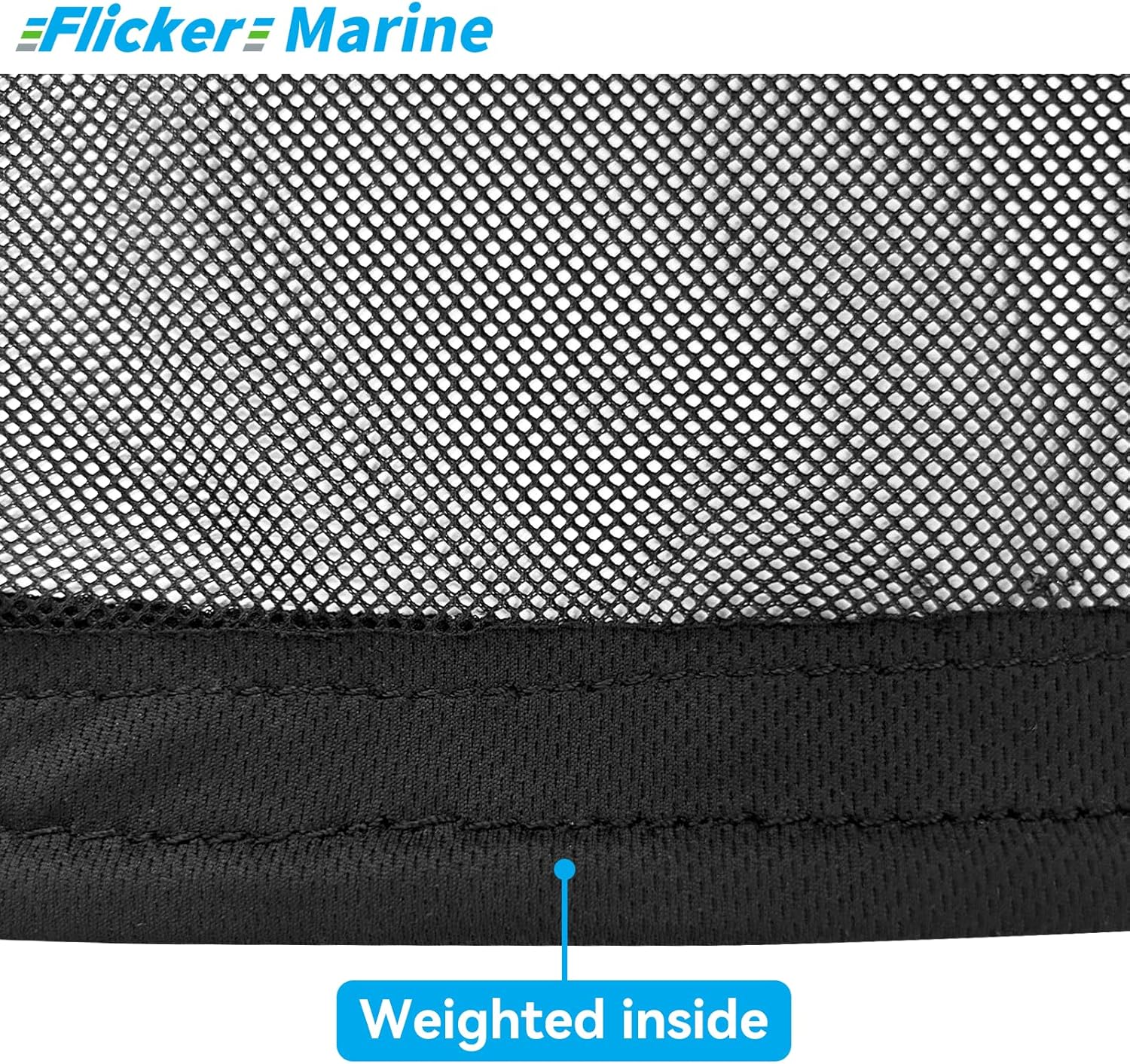 Mosquito Net/Insect Net for Square Hatches of Ships | No Reflective Strips | with Weight | Multiple Sizes | Polyester (860 * 860mm)