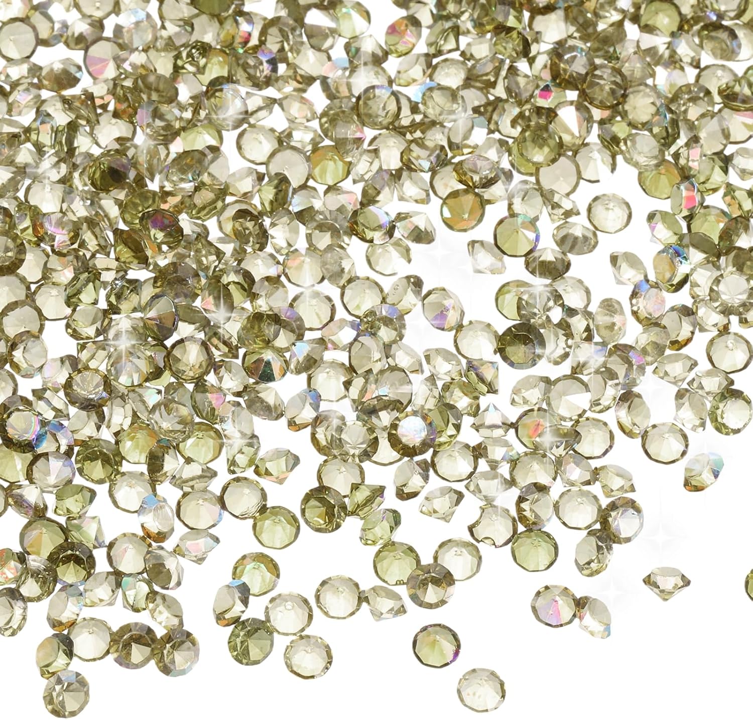 MECCANIXITY 16800 Pcs Wedding Table Scatter Confetti Diamond, 3mm Mini Crystals Acrylic Fake Diamonds Rhinestones for Table Centerpiece Decorations Vase Filler Beads(Silver Dark Blue)